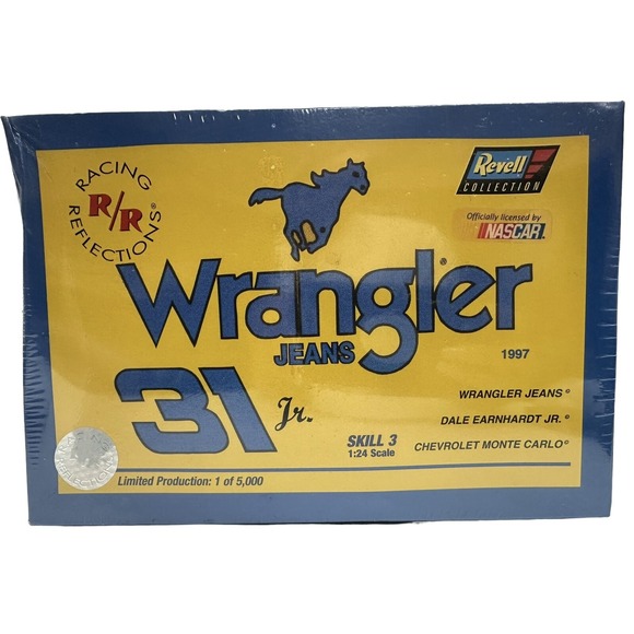 1997 Revell WRANGLER JEANS Dale Earnhardt Jr. Chevy Monte Carlo 1:24 Model Kit - Picture 1 of 6